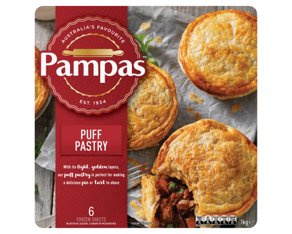 Pampas Puff Pastry Frozen 1 kg