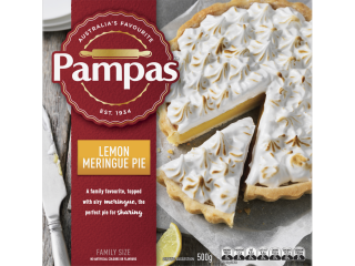 Pampas Pie Family Size Lemon Meringue 500 g