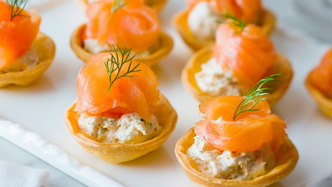 Smoked Salmon Canapes