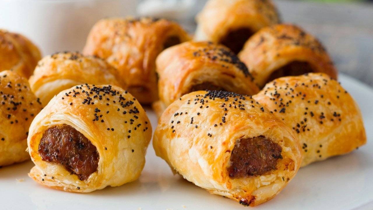 Lamb and Mint Sausage Rolls