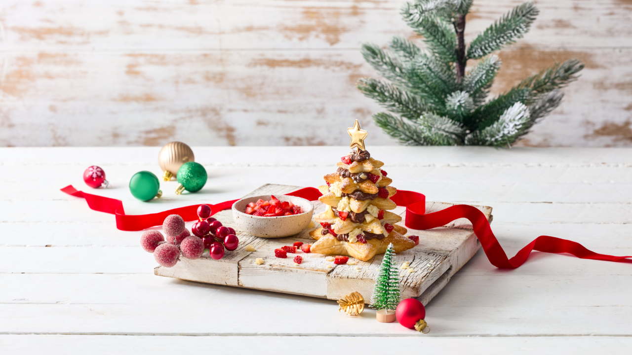Puff Pastry Christmas Tree